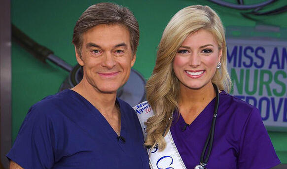 Kelley Johnson stops by the set of Dr. Oz.
