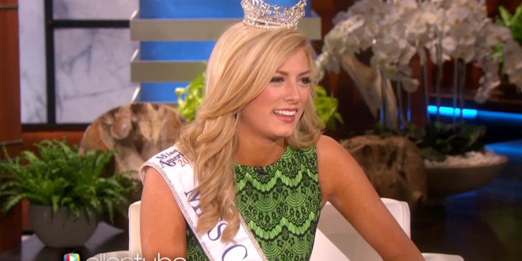 Miss Colorado 2015 stopped by the Ellen set.